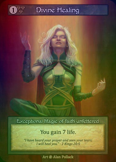 【FOIL】[Earth] Divine Healing [beta-Exceptional]